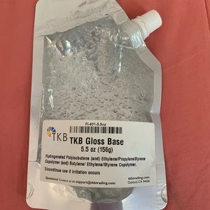 3 5.5 ounce TKB Lip gloss base & glitter